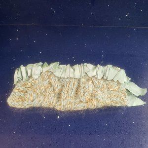 Hand knit evening bag